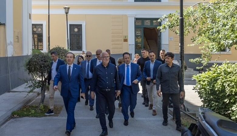 Η ηγεσία του υπουργείου Δικαιοσύνης επιθεώρησε τα έργα ανακαίνισης του Πρωτοδικείου Αθηνών