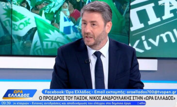 Ανδρουλάκης: Στόχος μου είναι να φύγει η ΝΔ και αυτή η πολιτική που καθηλώνει την κοινωνία