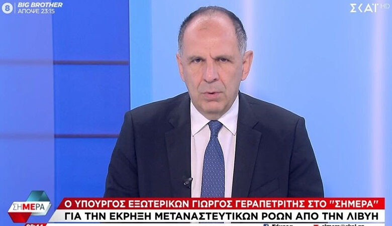 Γεραπετρίτης: Δεν θα αφήσουμε την Ελλάδα να γίνει δεξαμενή παράτυπης μετανάστευσης