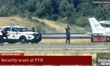«Αεροπειρατεία» σε μικρό αεροσκάφος προκάλεσε αναστάτωση στο αεροδρόμιο του Βανκούβερ