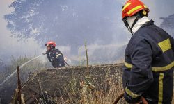Βελτιωμένη η εικόνα της πυρκαγιάς στον Φενεό Κορινθίας