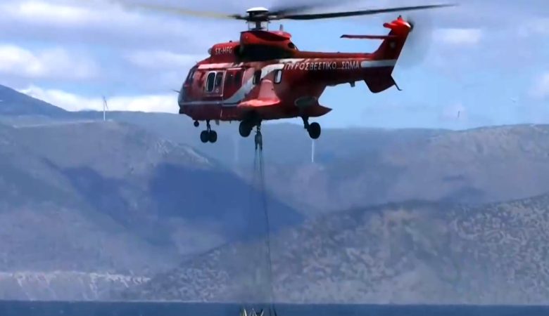 Αναγκαστική προσθαλάσσωση πυροσβεστικού αεροσκάφους στον Κορινθιακό – Σώοι οι δύο πιλότοι