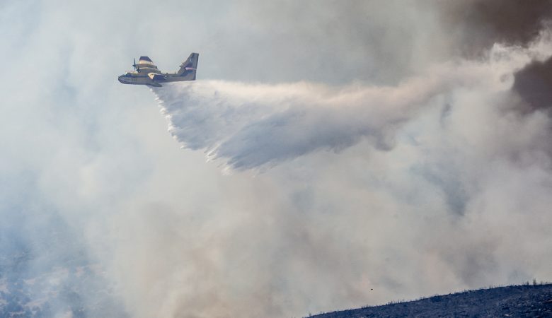 Φωτιά στην Πρέβεζα στην περιοχή της Νέας Σαμψούντας