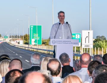 Μητσοτάκης για την παράδοση της νέας χάραξης της ε.ο Πατρών-Πύργου: Κλείνουμε μία εκκρεμότητα και διορθώνουμε μία διαχρονική αδικία