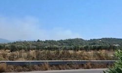 Φωτιά ξέσπασε ανάμεσα στα χωριά Σορωνή και Φάνες, στη Ρόδο