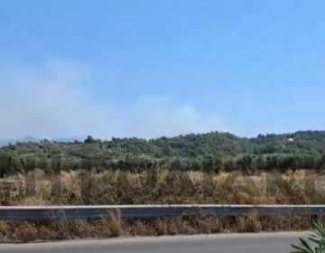 Φωτιά ξέσπασε ανάμεσα στα χωριά Σορωνή και Φάνες, στη Ρόδο
