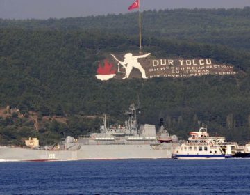Μεγάλη δασική φωτιά στα Δαρδανέλλια – Διεκόπη η ναυσιπλοΐα στα Στενά
