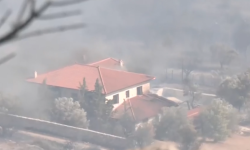 Δέκα απομακρύνσεις πολιτών έχει πραγματοποιήσει η Αστυνομία για την φωτιά στην Κερατέα