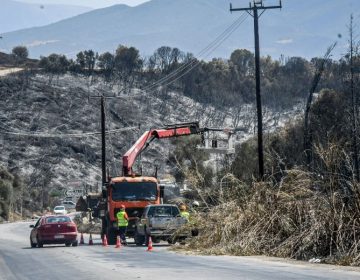 Φωτιά στην Αχαΐα: Χωρίς ενεργό μέτωπο στην περιοχή των Συχαινών