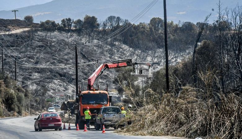 Φωτιά στην Αχαΐα: Χωρίς ενεργό μέτωπο στην περιοχή των Συχαινών