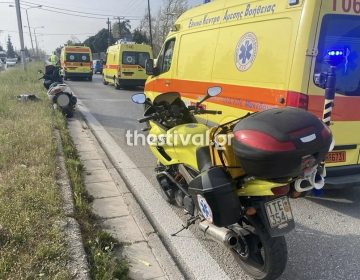 Σύγκρουση λεωφορείου με μοτοσικλέτα στη Θεσσαλονίκη – Τραυματίστηκε σοβαρά ο οδηγός του δικύκλου