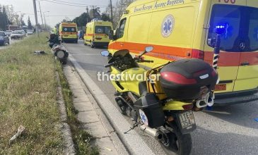 Σύγκρουση λεωφορείου με μοτοσικλέτα στη Θεσσαλονίκη – Τραυματίστηκε σοβαρά ο οδηγός του δικύκλου