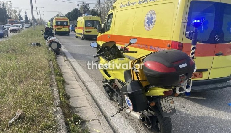Σύγκρουση λεωφορείου με μοτοσικλέτα στη Θεσσαλονίκη – Τραυματίστηκε σοβαρά ο οδηγός του δικύκλου