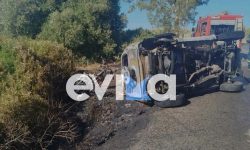 Κι άλλη τραγωδία στην άσφαλτο: Συγκρούστηκε τζιπ με μηχανή στο Αλιβέρι