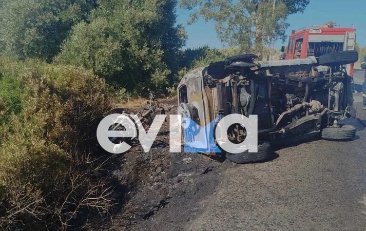 Κι άλλη τραγωδία στην άσφαλτο: Συγκρούστηκε τζιπ με μηχανή στο Αλιβέρι