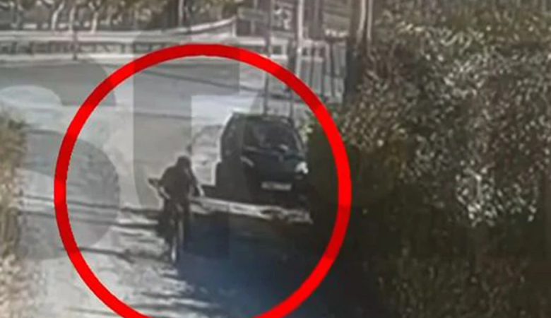 Καρέ-καρέ η δράση του εμπρηστή με το ποδήλατο στην Παιανία