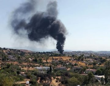 Φωτιά στο Μουσικό Σχολείο της Παλλήνης – Δείτε βίντεο