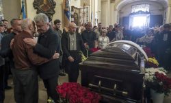 Κηδεύθηκε ο δολοφονηθείς πρώην πρόεδρος του ουκρανικού κοινοβουλίου