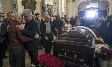 Κηδεύθηκε ο δολοφονηθείς πρώην πρόεδρος του ουκρανικού κοινοβουλίου