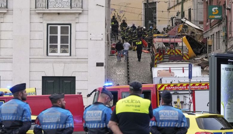 Τραγωδία στην Λισαβόνα: Τουλάχιστον 15 νεκροί από τον εκτροχιασμό του θρυλικού τελεφερίκ Γκλόρια