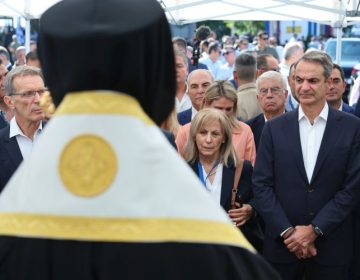 Στον αγιασμό για την έναρξη λειτουργίας της 89ης ΔΕΘ ο Κυριάκος Μητσοτάκης