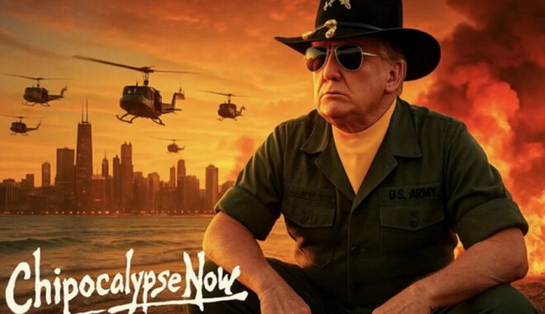 Με «Αποκάλυψη τώρα» απειλεί ο Τραμπ το Σικάγο – «Αγαπώ τη μυρωδιά των απελάσεων το πρωί»