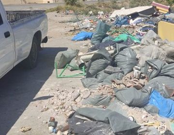 Σύλληψη τριών ατόμων που πετούσαν μπάζα σε υπαίθριο χώρο στην Θεσσαλονίκη