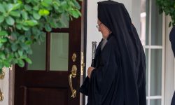 Θερμό κλίμα στη συνάντηση του Οικουμενικού Πατριάρχη Βαρθολομαίου με τον Ντόναλντ Τραμπ στον Λευκό Οίκο