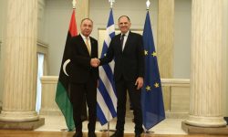 Συνάντηση Γεραπετρίτη με τον ασκούντα χρέη ΥΠΕΞ της Κυβέρνησης Εθνικής Ενότητας της Λιβύης