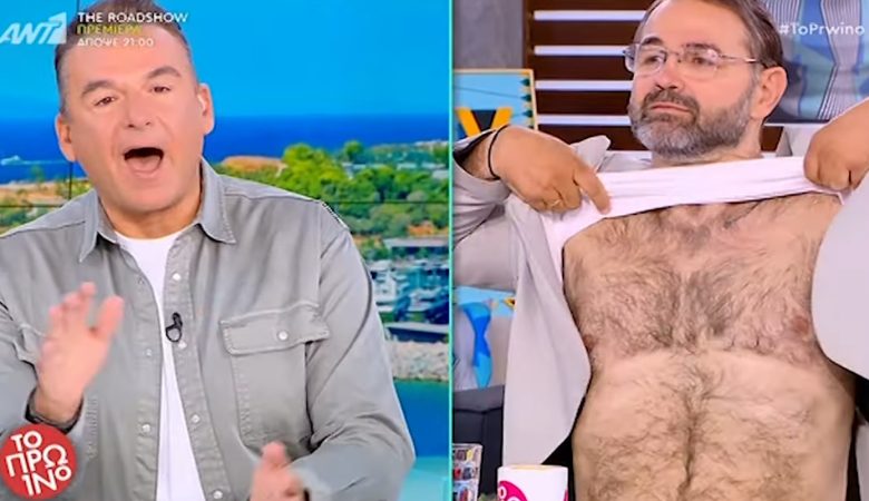 Η πρωτοφανής κίνηση του Σταύρου Μπαλάσκα, σήκωσε την μπλούζα του: «Είμαι τίγκα στην τρίχα, αλλά δεν γουστάρω να την κόβω»