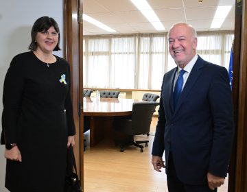 Με την ηγεσία του υπουργείου Δικαιοσύνης συναντήθηκε η επικεφαλής της Ευρωπαϊκής Εισαγγελίας