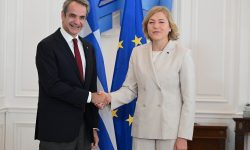 Η προστασία των ανηλίκων στην ψηφιακή εποχή στο επίκεντρο της συνάντησης του Κυριάκου Μητσοτάκη με την αντιπρόεδρο της Κομισιόν