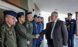 O Πρόεδρος της Δημοκρατίας επισκέφθηκε την 130 Σμηναρχία Μάχης στη Λήμνο