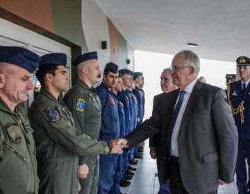 O Πρόεδρος της Δημοκρατίας επισκέφθηκε την 130 Σμηναρχία Μάχης στη Λήμνο