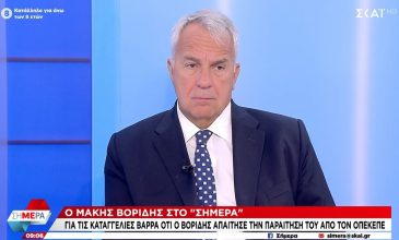 Μάκης Βορίδης: Θα πω στην εξεταστική γιατί απολύθηκε ο κ. Βάρρας