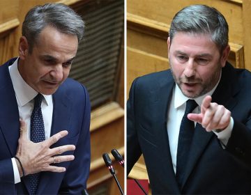 Μητσοτάκης σε Ανδρουλάκη: «Αν ήσαστε στη θέση μου τι θα κάνατε; θα πιάνατε τον κ. Τραμπ από το πέτο και θα του λέγατε go back;»