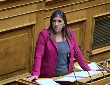 Κωνσταντοπούλου: Ο πρωθυπουργός έχει βαθιά δυσανεξία στη Δημοκρατία και τον διάλογο