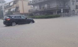Πλημμύρισε το Μεσολόγγι από την έντονη βροχόπτωση