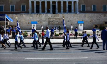 Ολοκληρώθηκε η μαθητική παρέλαση στην Αθήνα