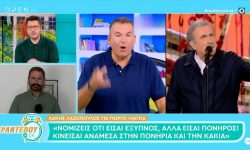 Λάμπρος Κωνσταντάρας κατά Λαζόπουλου: «Έχει βρει τώρα παιχνιδάκι, κακία είναι η εμμονικότητα που έχει»