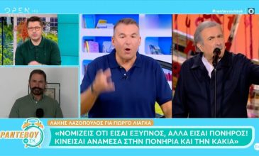 Λάμπρος Κωνσταντάρας κατά Λαζόπουλου: «Έχει βρει τώρα παιχνιδάκι, κακία είναι η εμμονικότητα που έχει»