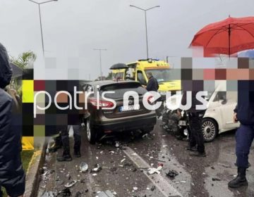 Σοβαρό τροχαίο με επτά τραυματίες στην Πατρών-Πύργου – Tρία οχήματα συγκρούστηκαν κάτω από αδιευκρίνιστες συνθήκες