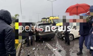 Σοβαρό τροχαίο με επτά τραυματίες στην Πατρών-Πύργου – Tρία οχήματα συγκρούστηκαν κάτω από αδιευκρίνιστες συνθήκες