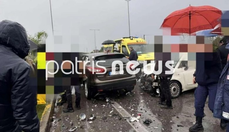 Σοβαρό τροχαίο με επτά τραυματίες στην Πατρών-Πύργου – Tρία οχήματα συγκρούστηκαν κάτω από αδιευκρίνιστες συνθήκες