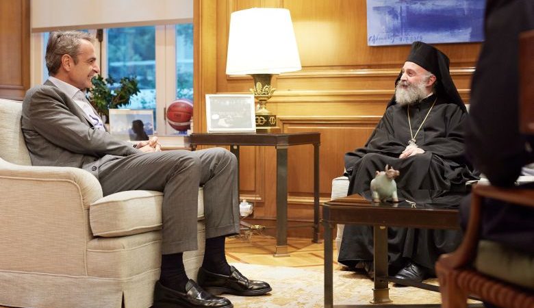 Συνάντηση του πρωθυπουργού με τον Αρχιεπίσκοπο Αυστραλίας 