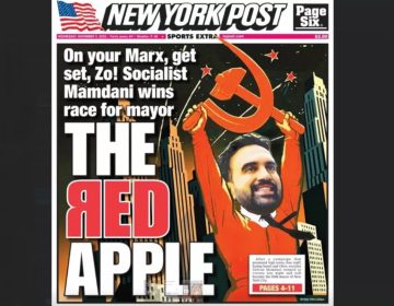 «Το κόκκινο μήλο» – Με… Μαρξ και σφυροδρέπανο, το πρωτοσέλιδο της New York Post για τον Ζόραν Μαμντάνι