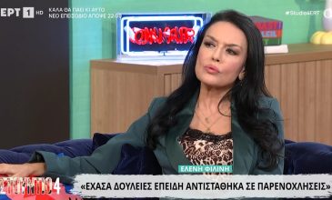 Ελένη Φιλίνη: «Δέχθηκα παρενόχληση από δύο σκηνοθέτες και έναν ηθοποιό που δεν είναι στη ζωή»
