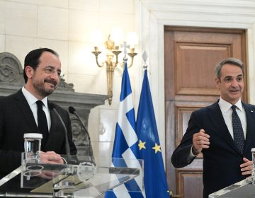 Κοινές δηλώσεις Μητσοτάκη και Χριστοδουλίδη: «Οι χώρες μας αποτελούν πυλώνες σταθερότητας και αξιοπιστίας στην ευρύτερη περιοχή»