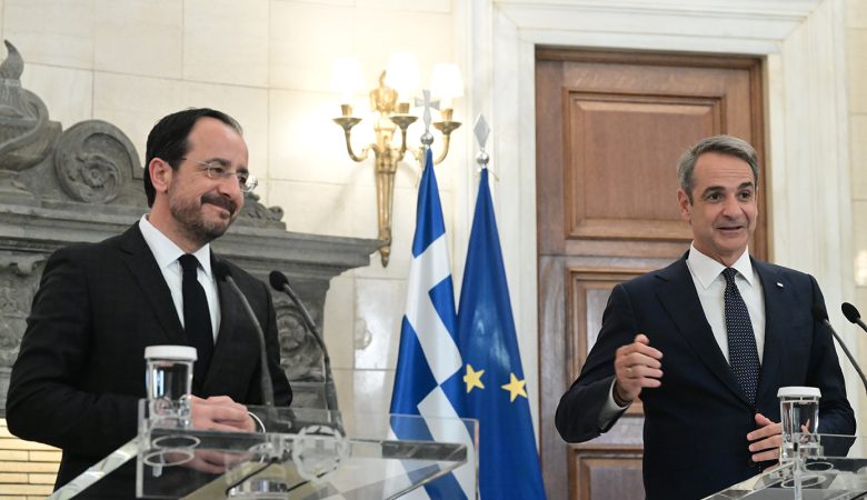 Κοινές δηλώσεις Μητσοτάκη και Χριστοδουλίδη: «Οι χώρες μας αποτελούν πυλώνες σταθερότητας και αξιοπιστίας στην ευρύτερη περιοχή»