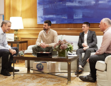 Συνάντηση του πρωθυπουργού με τον Νόλε για την βελτίωση του τένις στην Ελλάδα